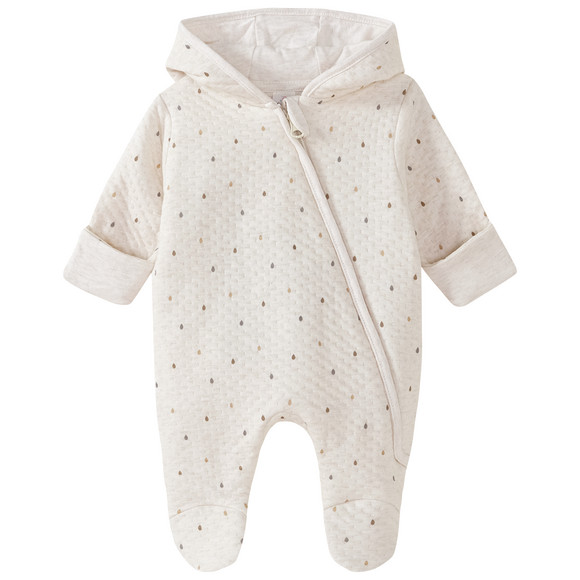 Pasgeboren jumpsuit met capuchon