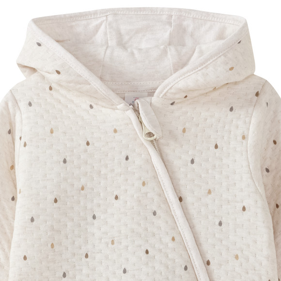 Pasgeboren jumpsuit met capuchon