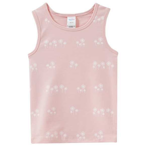 2 Baby Unterhemden mit Pusteblumen-Print