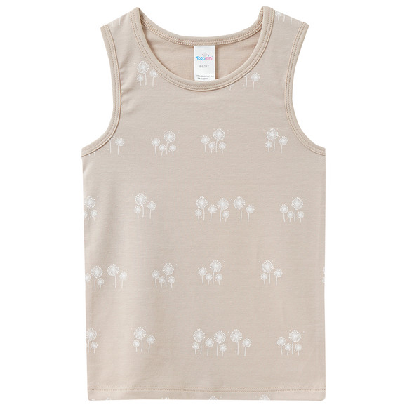 2 Baby Unterhemden mit Pusteblumen-Print