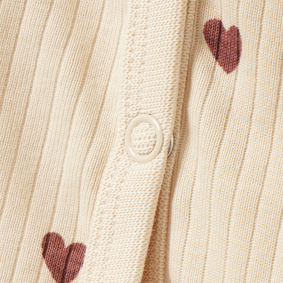 Newborn Schlafanzug mit Herz-Allover