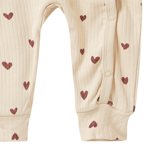 Newborn Schlafanzug mit Herz-Allover