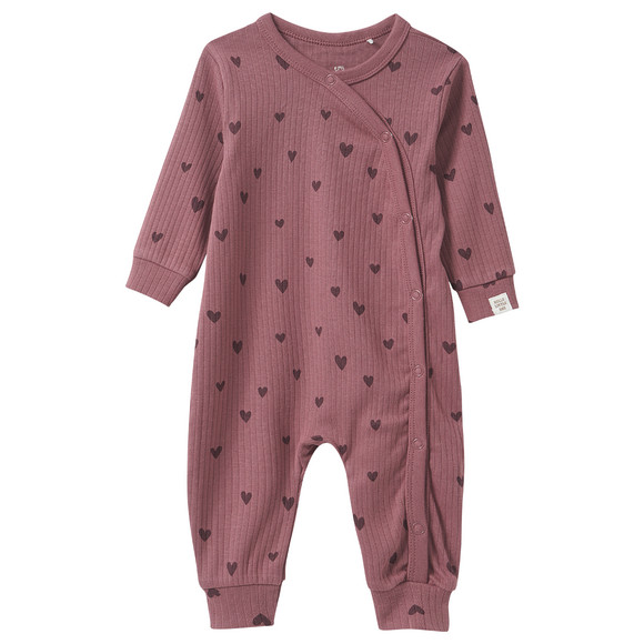 Newborn Schlafanzug mit Herz-Allover