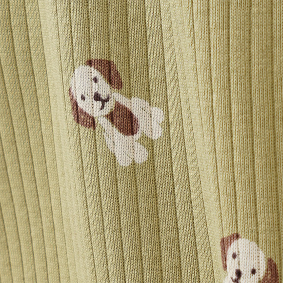 Geboorte pyjama met hond allover