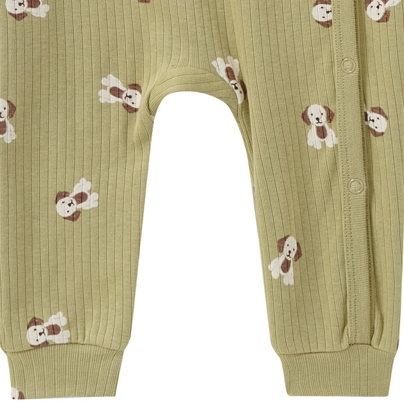 Geboorte pyjama met hond allover