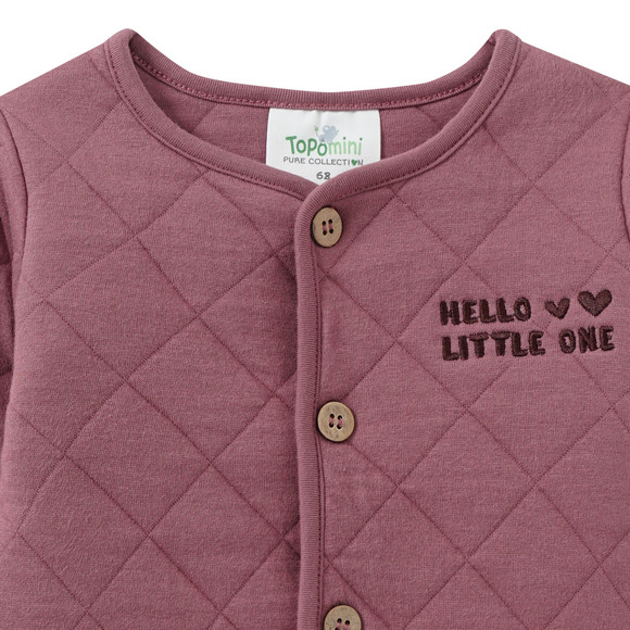 Newborn jasje met biologisch katoen