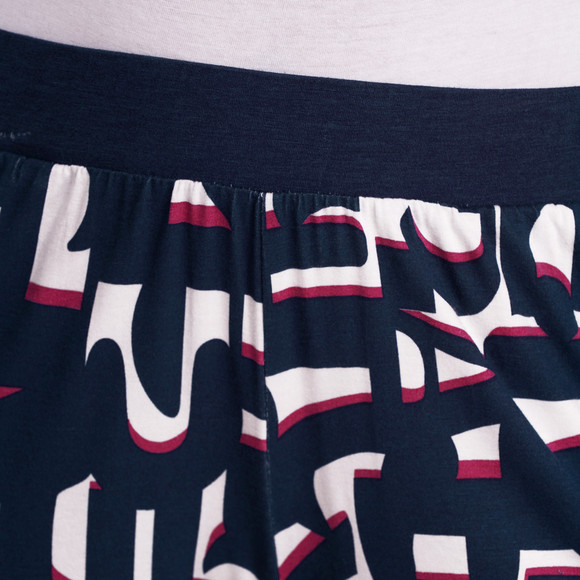 Damen Schlafhose mit Allover-Muster