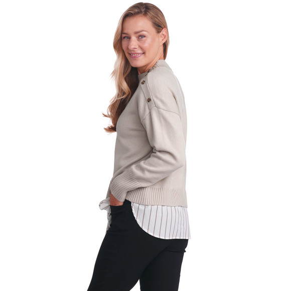 Gebreide trui voor dames in gelaagde look