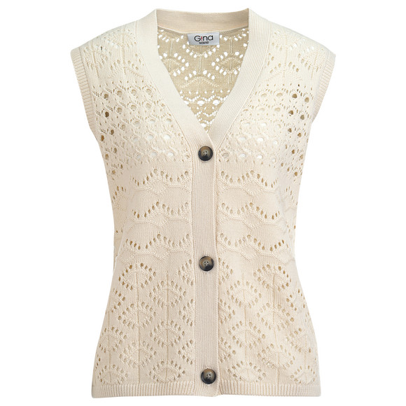 Damen Strickweste mit Ajourmuster Ernsting's family