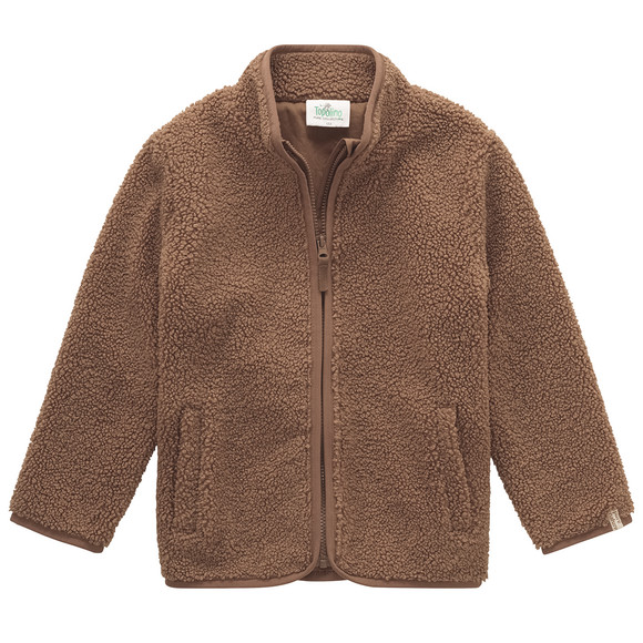 Jongens teddyjas met opstaande kraag