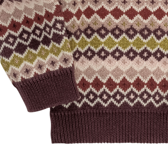 Gebreide meisjestrui van biologisch katoen