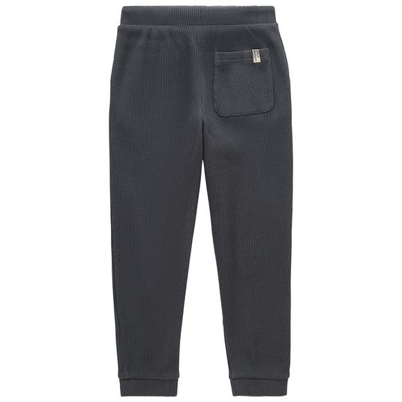 2 jongens joggingbroeken in wafel piqué