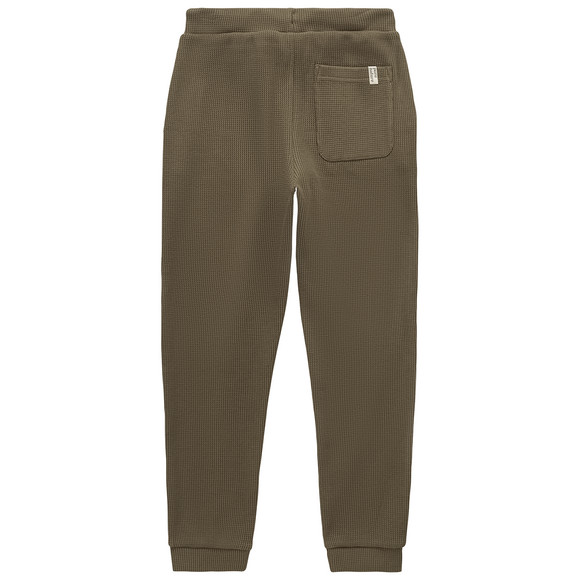 2 jongens joggingbroeken in wafel piqué