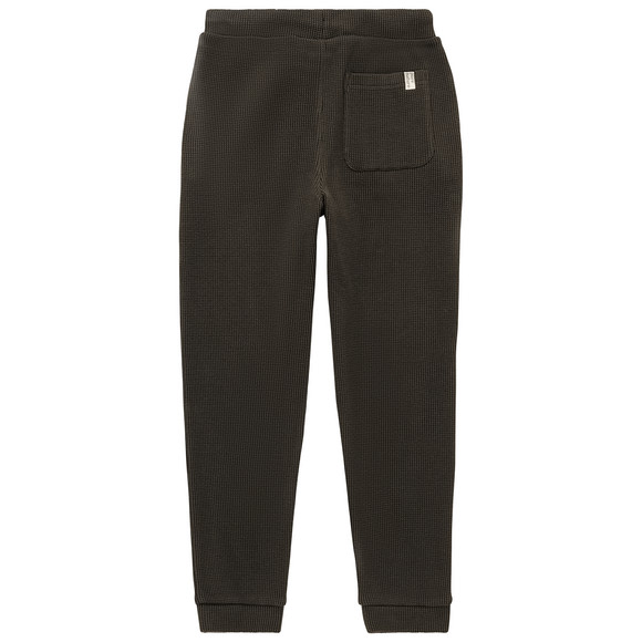 2 jongens joggingbroeken in wafel piqué