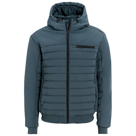 Herren Steppjacke mit Softshell-Ärmeln