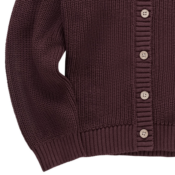 Meisjescardigan van biologisch katoen