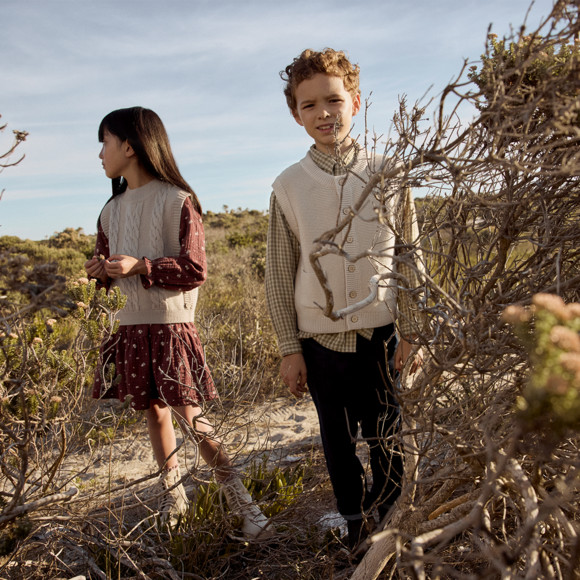 Mousseline jurk voor meisjes