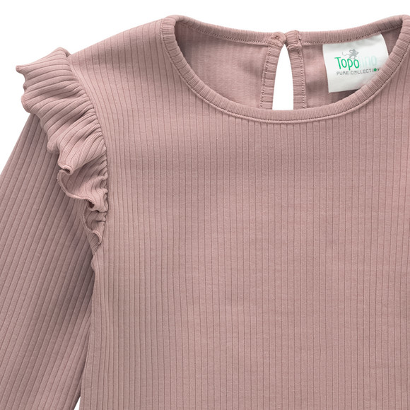 Meisjeshemd met lange mouwen