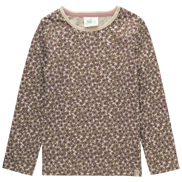 2 Mädchen Langarmshirts mit Bio-Baumwolle