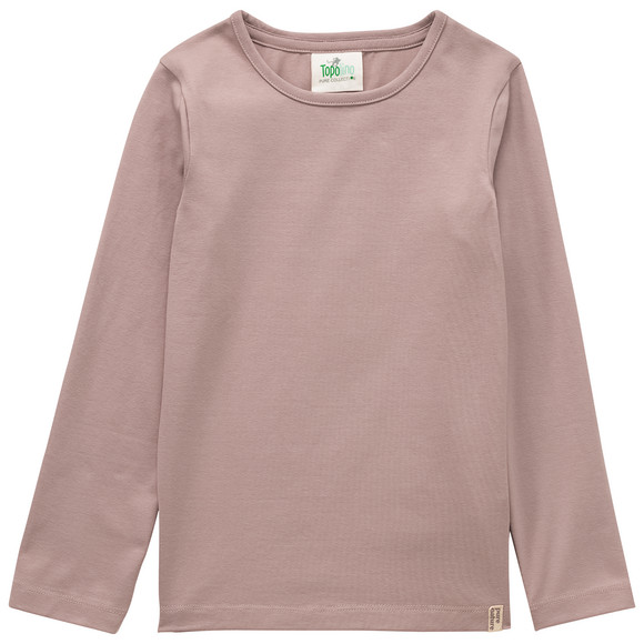 2 Mädchen Langarmshirts mit Bio-Baumwolle