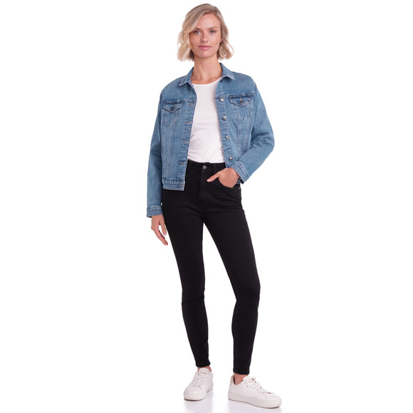 Damen Jeansjacke mit Knöpfen