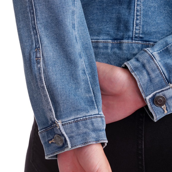 Damen Jeansjacke mit Knöpfen