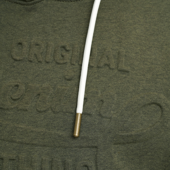 Herren Hoodie mit geprägtem Schriftzug