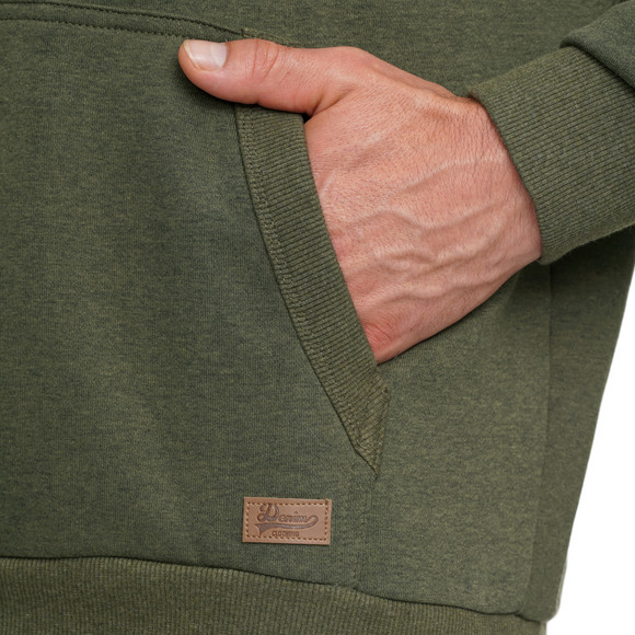 Herren Hoodie mit geprägtem Schriftzug