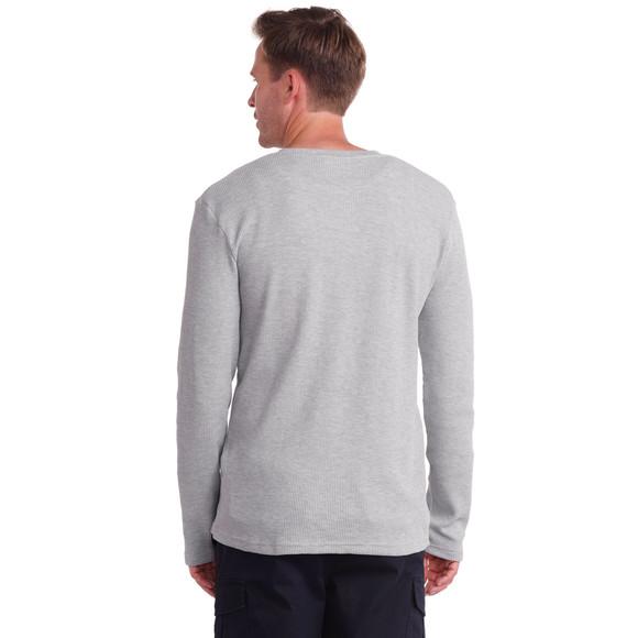 Herren Langarmshirt mit Struktur