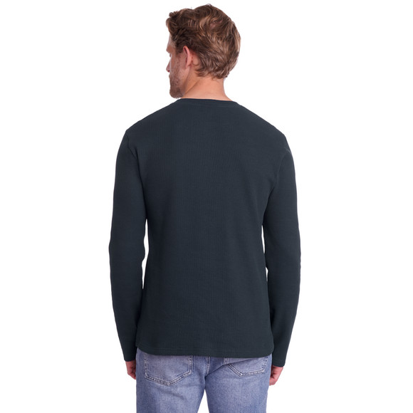 Herren Langarmshirt mit Struktur