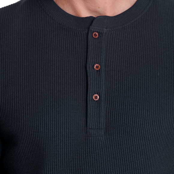 Herren Langarmshirt mit Struktur