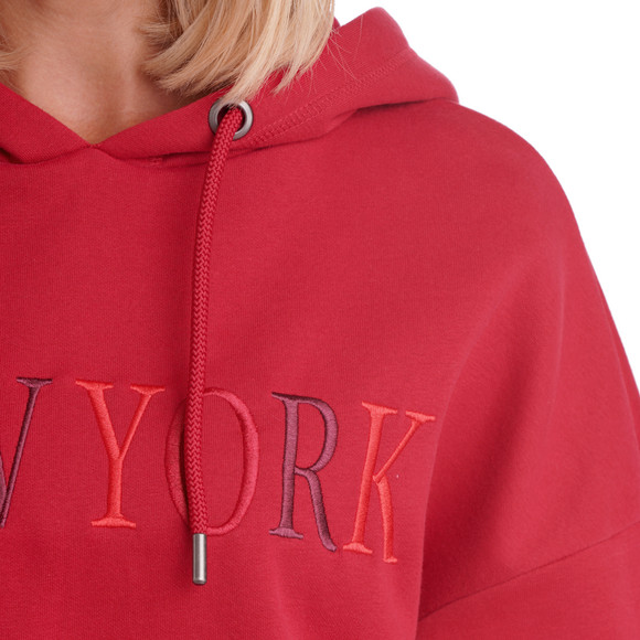 Dames hoodie met borduursel