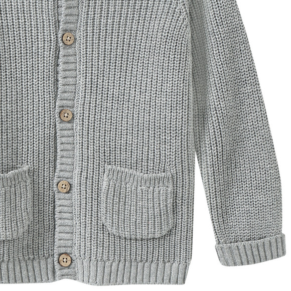 Gebreid vest voor baby’s met capuchon