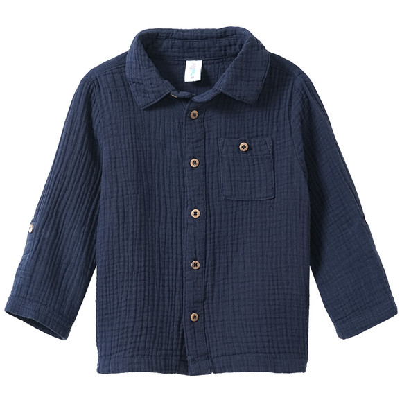 Baby mousseline shirt van katoen