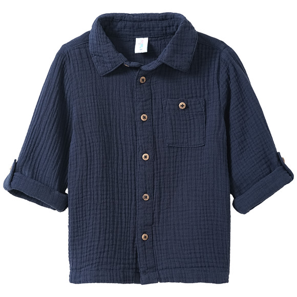 Baby mousseline shirt van katoen