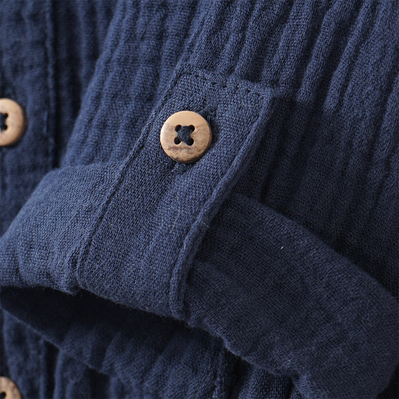 Baby mousseline shirt van katoen