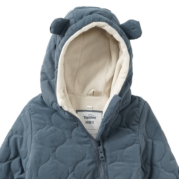 Pasgeboren jumpsuit met capuchon