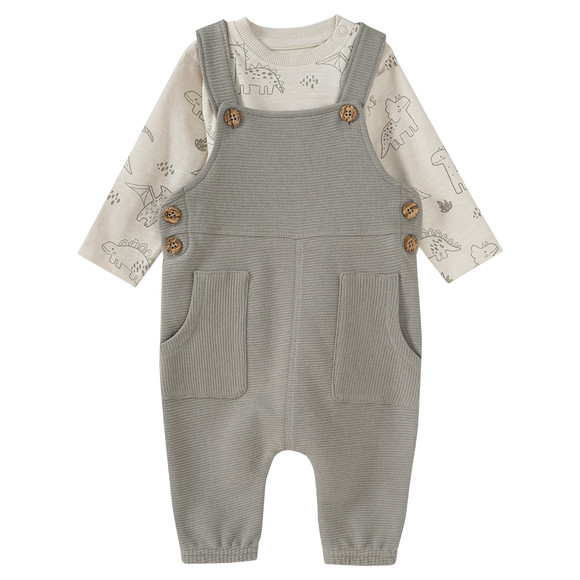 Newborn Set mit Shirt und Latzhose
