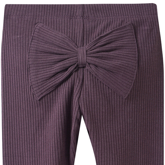 Baby legging met strikapplicatie