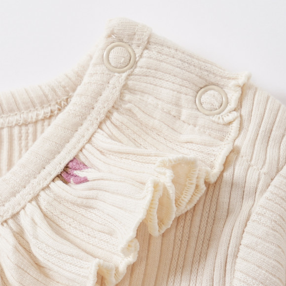 Babyshirt met lange mouwen en berenprint