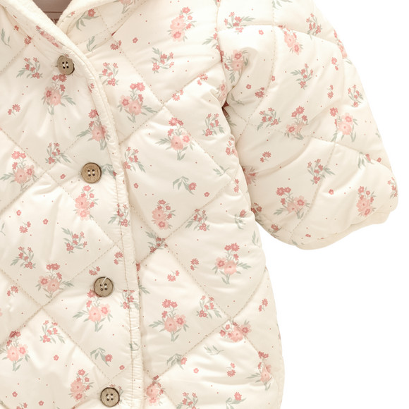 Geboorte jumpsuit met bloemen