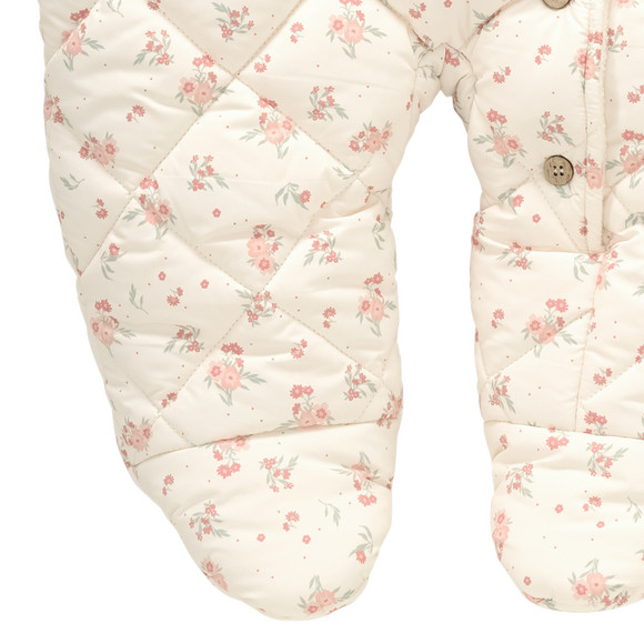 Geboorte jumpsuit met bloemen