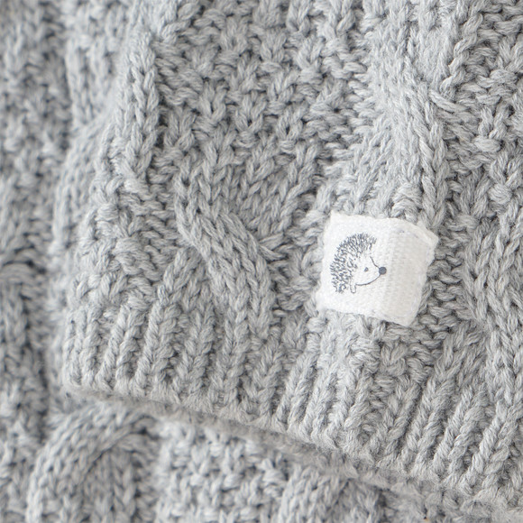 Newborn gebreide overall met capuchon