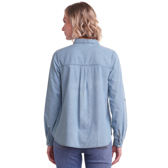 Damen Hemdbluse aus leichtem Denim