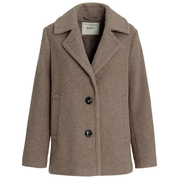 Jas voor dames met wol