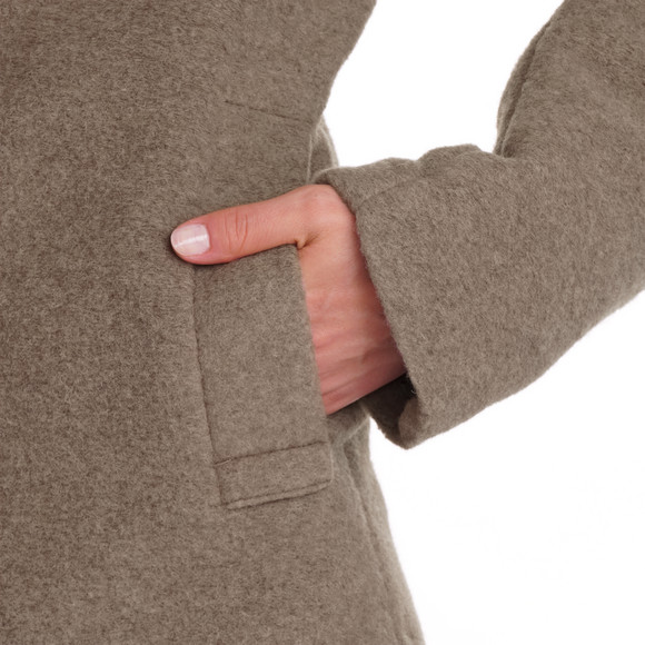 Jas voor dames met wol