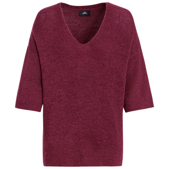 Gebreide damestrui met korte mouwen