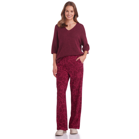 Gebreide damestrui met korte mouwen