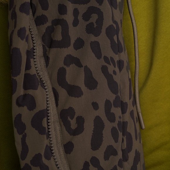 Dames lang vest met capuchon