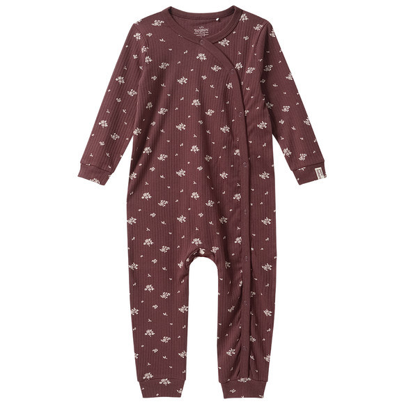 Babypyjama met geribbelde structuur